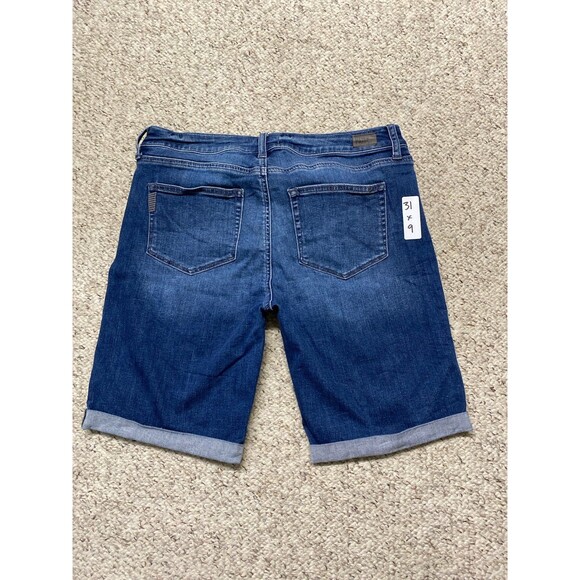 31 Paige Mid Rise Jax Knee Short Cuffed Shorts - Picture 2 of 4